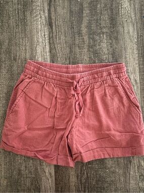 Old Navy Women's Drawstring Lounge Shorts in Rose